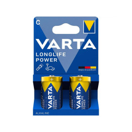 Blister de 2 piles alcalines 1,5V type C / LR14