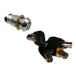 Interrupteur unipolaire impulsion à clefs à pompe