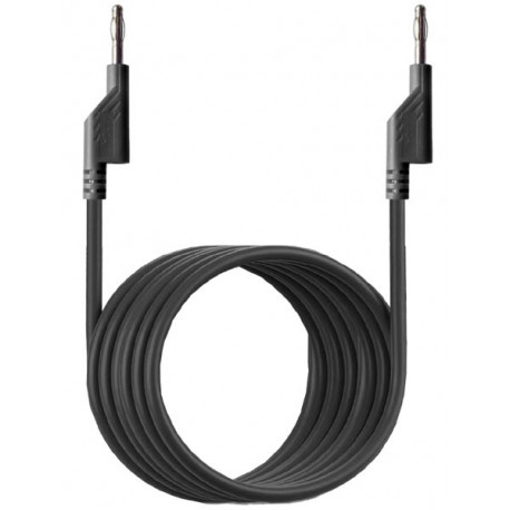 Cordon banane noir 200 cm avec reprise arrière P 7051 BLACK
