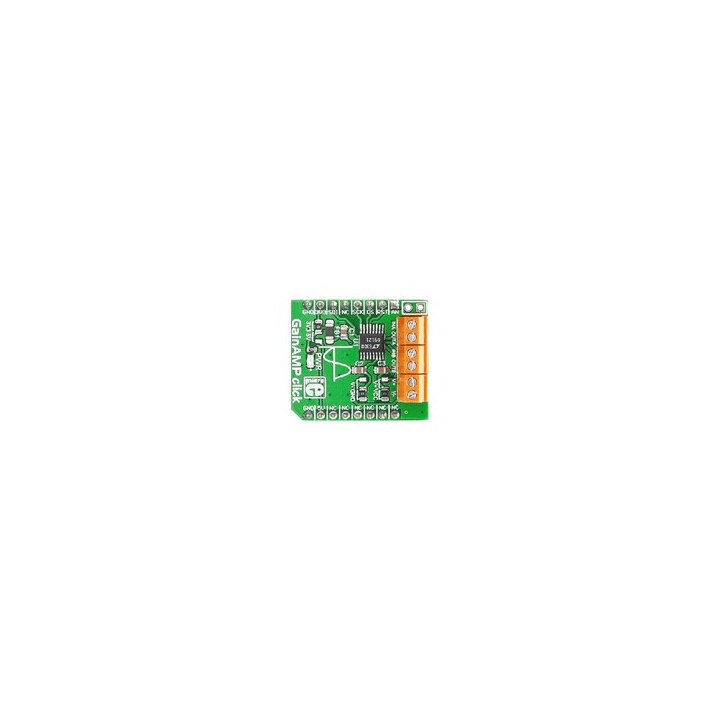 MIKROE-2555 : GainAMP click - Amplificateur à gain programmable