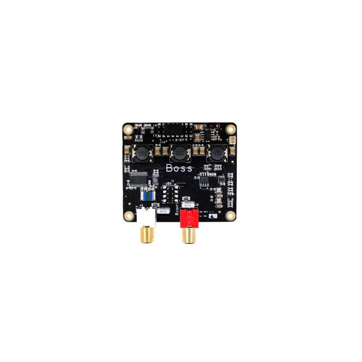 Platine "BOSS DAC" option audio pour platine Raspberry et Sparky