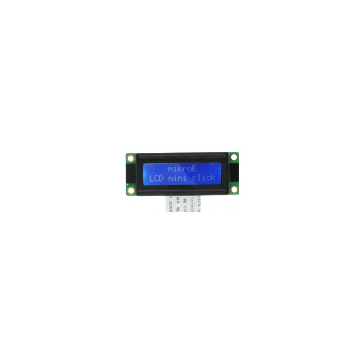 MIKROE-2453 : LCD mini click - Mini afficheur LCD - 2 x 16 caractères