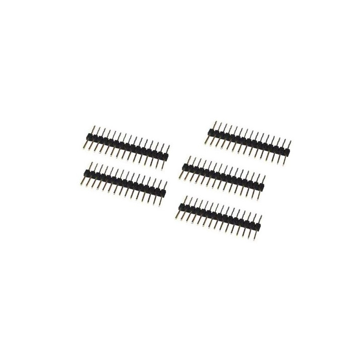 Pack de 5 connecteurs 1x16 Mâle-Mâle  - 1