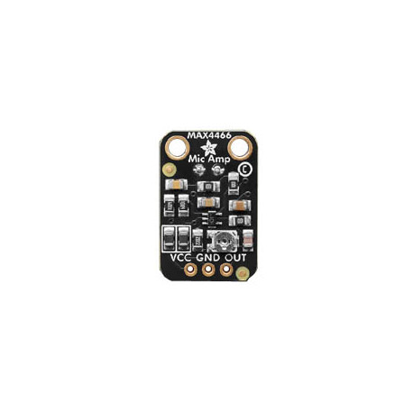 Vue de dessous du module microphone amplifié MAX4466