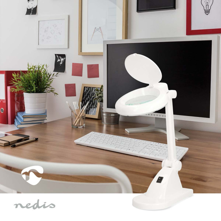 Lampe loupe de table MAGLE1WT