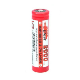 Accus Lithium-Manganèse 18650 3.7V 2Ah