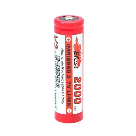 Accus Lithium-Manganèse 18650 3.7V 2Ah Accus Lithium-Manganèse 18650 3.7V 2Ah