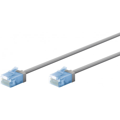 Cordon réseau RJ45 Slim ultra flexible CAT 6A (0,5 m) Cordon réseau RJ45 Slim ultra flexible CAT 6A (0,5 m)