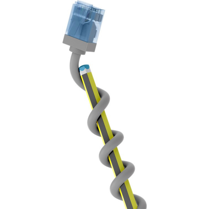 Cordon réseau RJ45 ultra flexible CAT 6A (0,5 m)