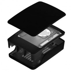 Détail de montage du boitier Officiel Pi Case avec ventilateur pour Raspberry Pi 5