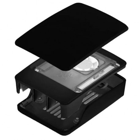 Détail de montage du boitier Officiel Pi Case avec ventilateur pour Raspberry Pi 5 Détail de montage du boitier Officiel Pi Case avec ventilateur pour Raspberry Pi 5