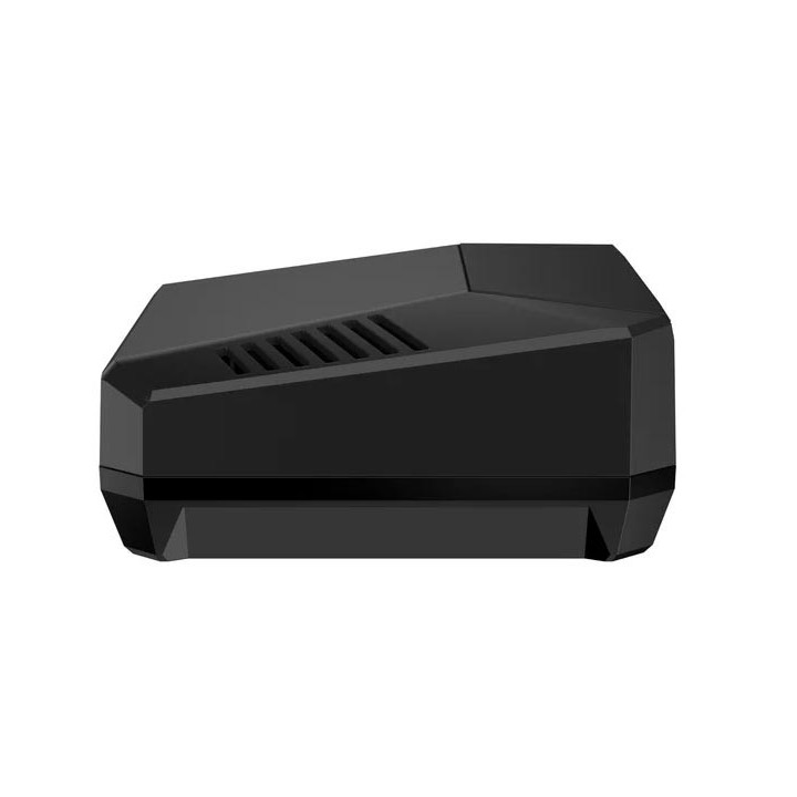 Vu du côté du boitier Argon ONE V3 M.2 pour Raspberry Pi 5
