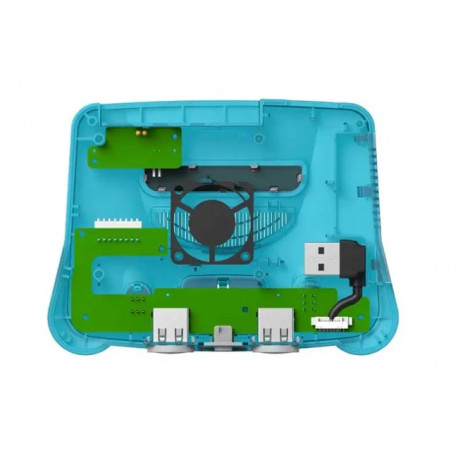 Vue intérieure du boitier Retroflag 64Pi pour Raspberry Pi 5