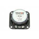 Vu de dessous du mini haut-parleur large bande FR 58 8 Ohm