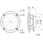 FR 10 WP - 4 Ohm (blanc) - Haut-parleur large bande 10 cm (4") résistant à l'eau salée - 3