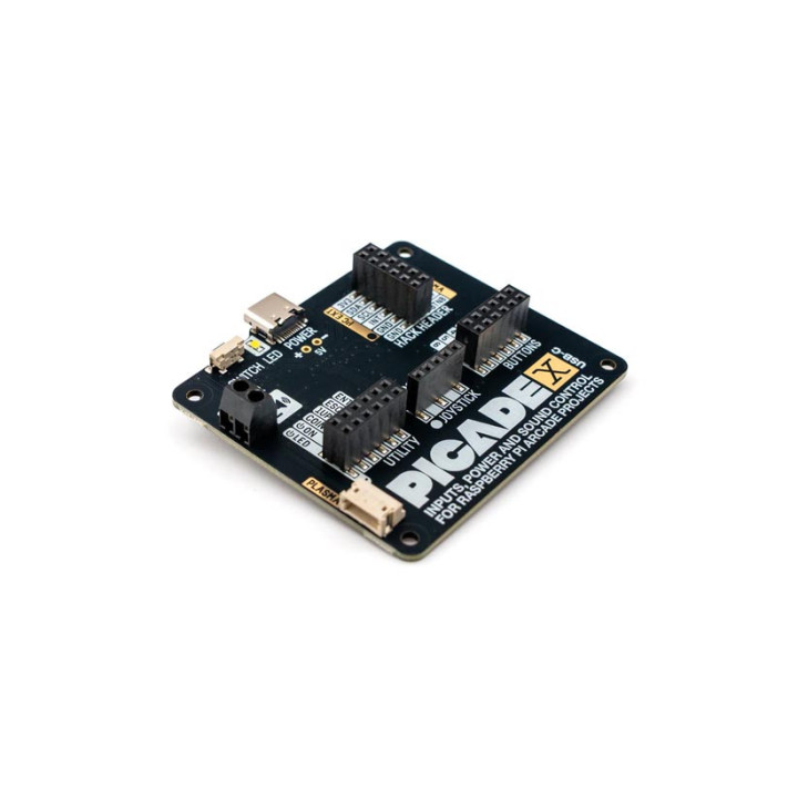 Platine PIMORONI PICADE X HAT  USB-C PIM462 pour Raspberry arcade