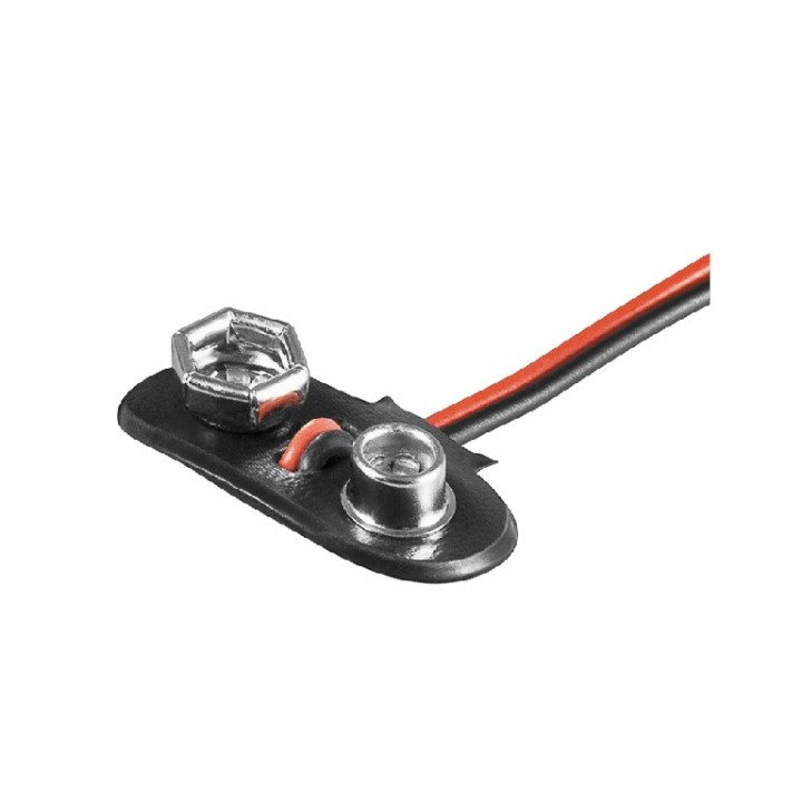 Connecteur pression type T pour pile 9V