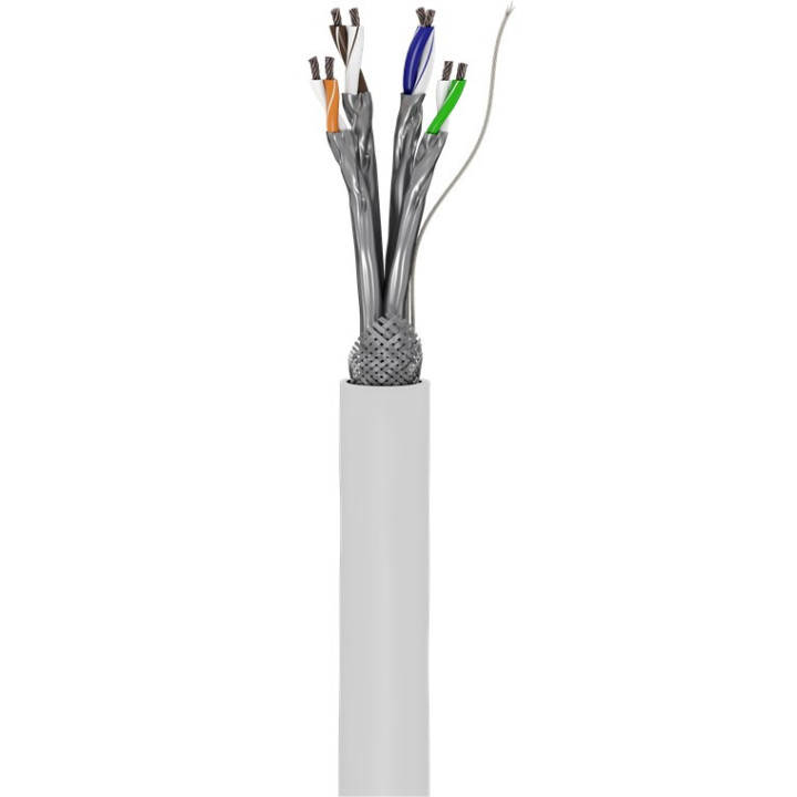 Bobine de 100 m de câble Ethernet CAT6  S/FTP