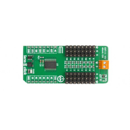 Module de pilotage de servomoteurs Servo 3 Click MIKROE-6837