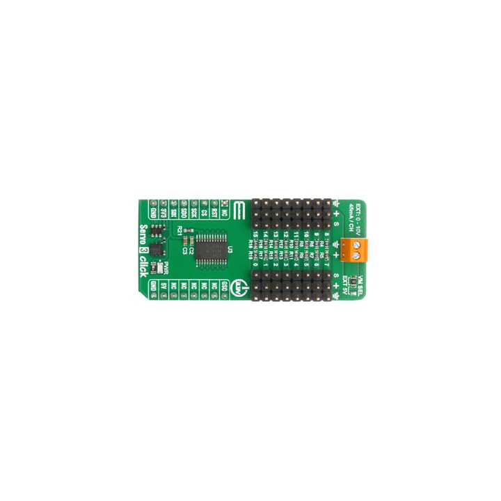 Module de pilotage de servomoteurs Servo 3 Click MIKROE-6837