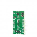 Vue de côté du module horloge temps réel I2C/SPI RTC 25 click MIKROE-6855