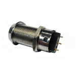 Contacts inverseur de l'interrupteur unipolaire à clefs à pompe sur cosses à souder