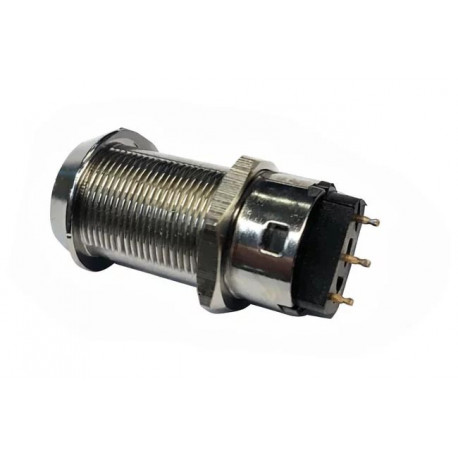 Contacts inverseur de l'interrupteur impulsion à clefs à pompe sur cosses à souder