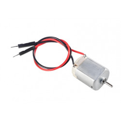 Moteur CC 1,5V à 3V avec sorties sur connecteurs Dupont mâles