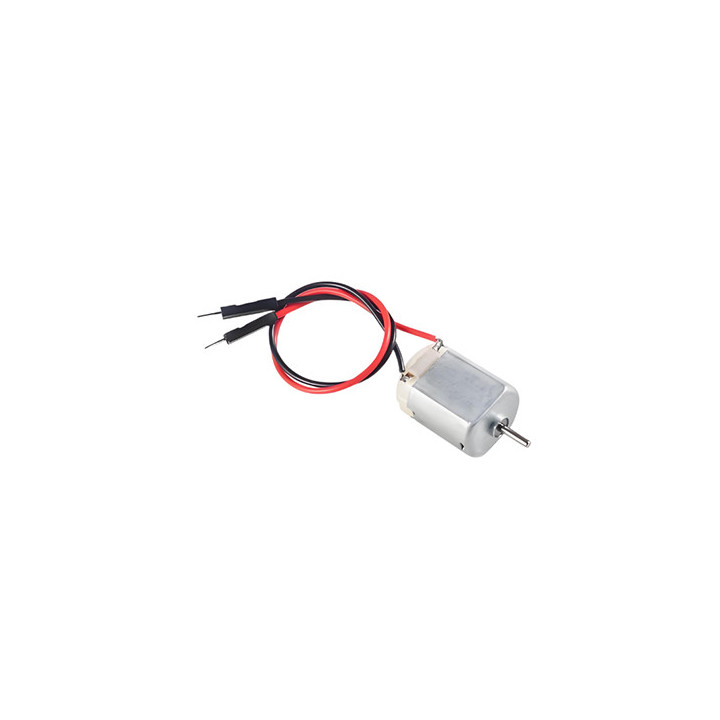Moteur CC 1,5V à 3V avec sorties sur connecteurs Dupont mâles