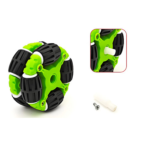 Roue omnidirectionnelle économique 58 mm à rouleaux Roue omnidirectionnelle économique 58 mm à rouleaux