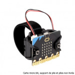étapes de montage du bracelet avec une carte micro:bit