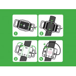 Support portable officiel avec bracelet ajustable pour micro:bit