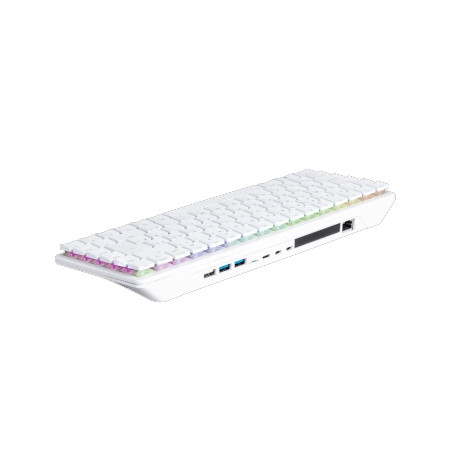 Vue arrière du Raspberry Pi 500+ clavier AZERTY (FR)