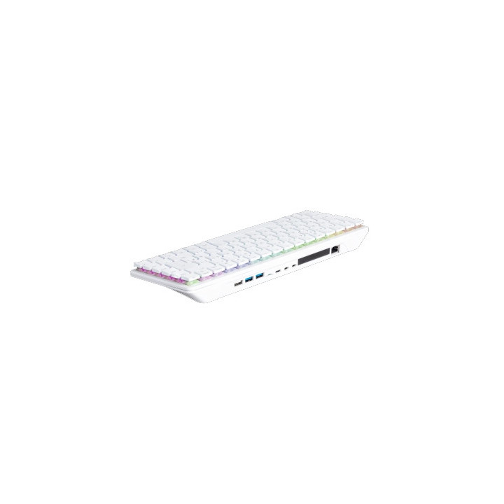 Vue arrière du Raspberry Pi 500+ clavier AZERTY (FR)