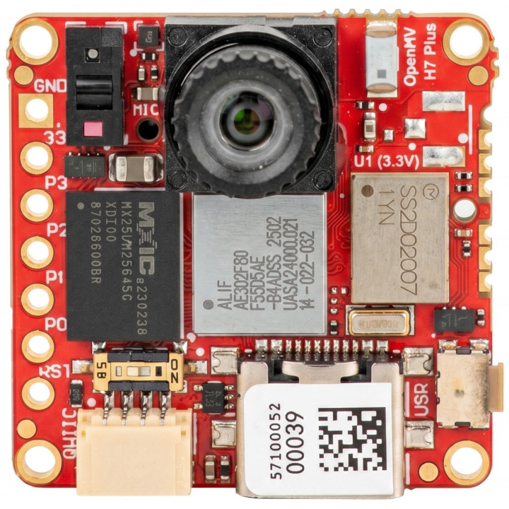 Caméra intelligente OpenMV OMV-N6 vue de face