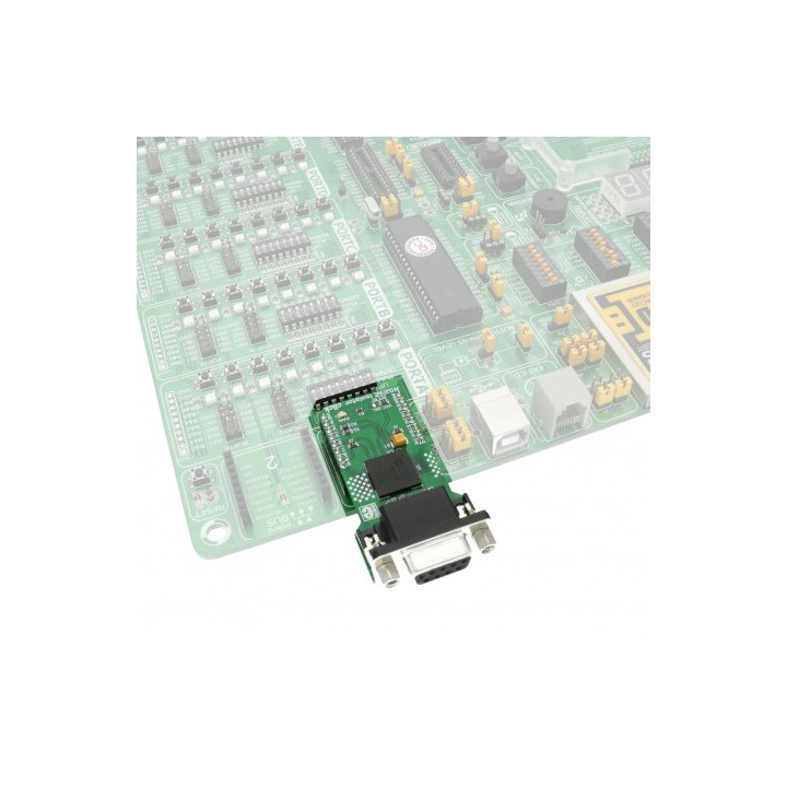 Exemple d'utilisation de l'interface RS232 Isolator click