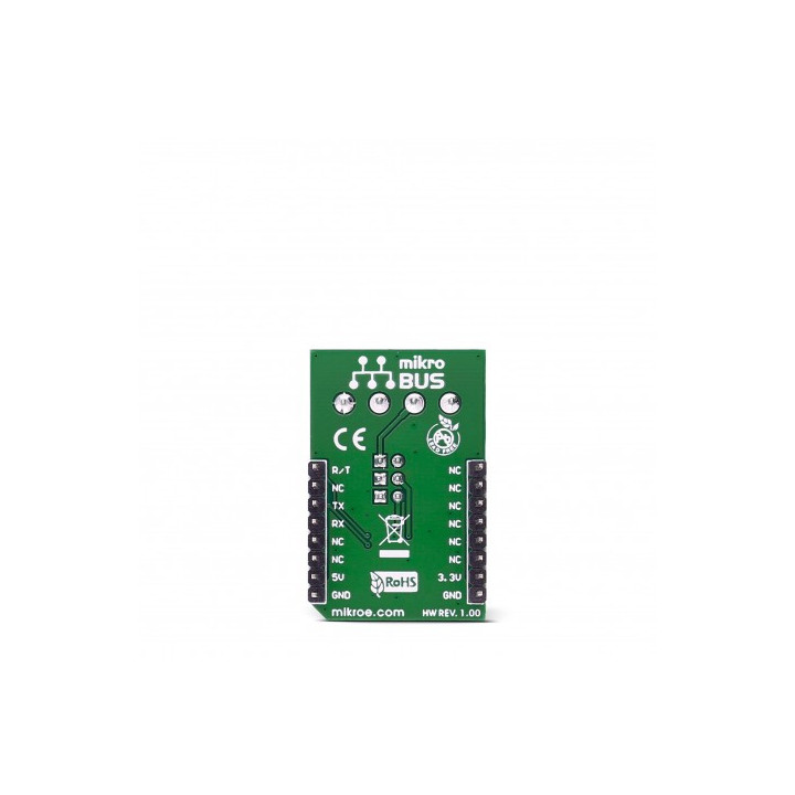 Vue arrière de l'interface RS485 Click