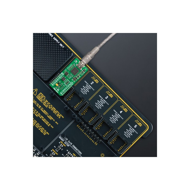 Exemple d'utilisation 1 du module FTDI Click