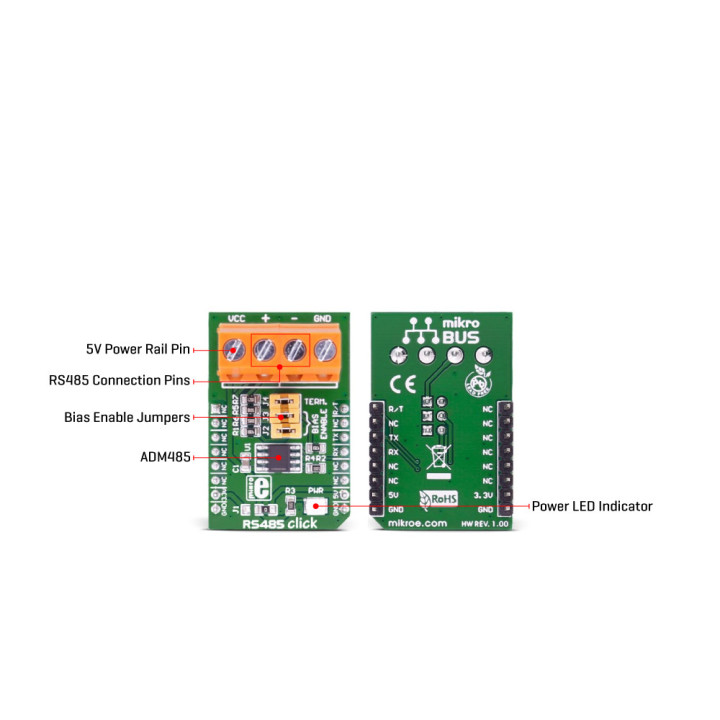 Usage de l'interface RS485 Click - AD485