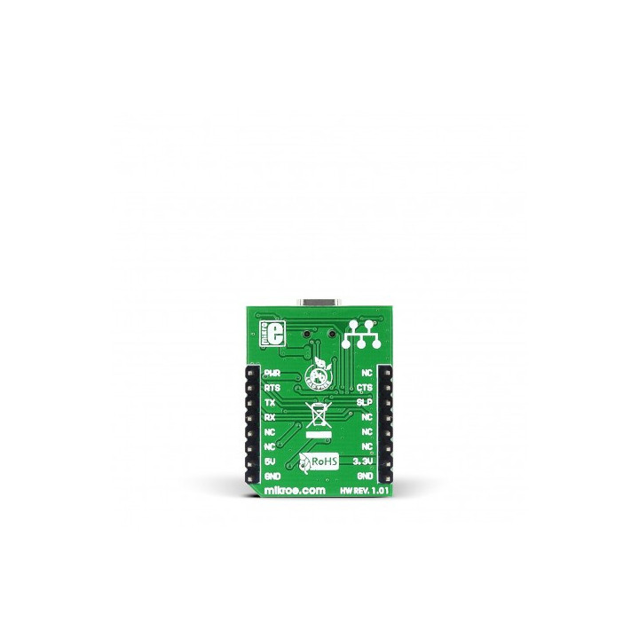Vue arrière du module USB UART Click Board