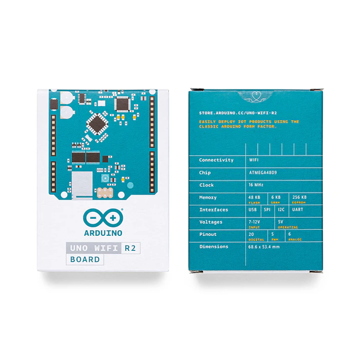 Boite de la carte Arduino® Uno WiFi Rev2 ABX00021