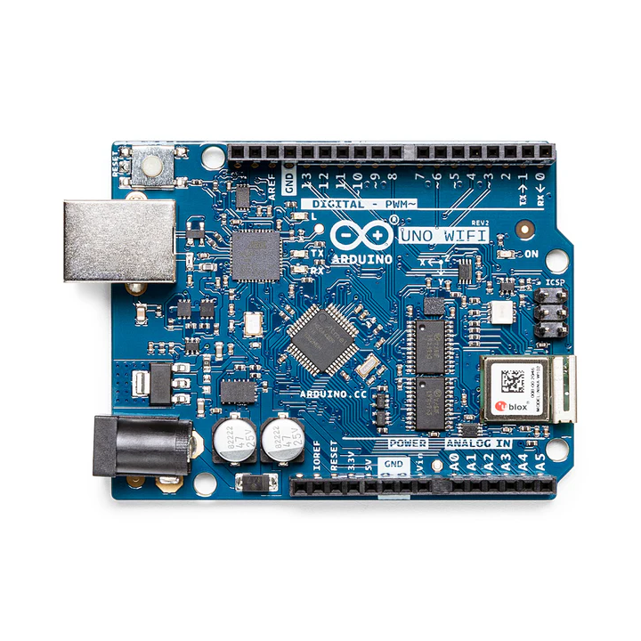 Arduino Uno WiFi Rev2 ABX00021 vue de dessus