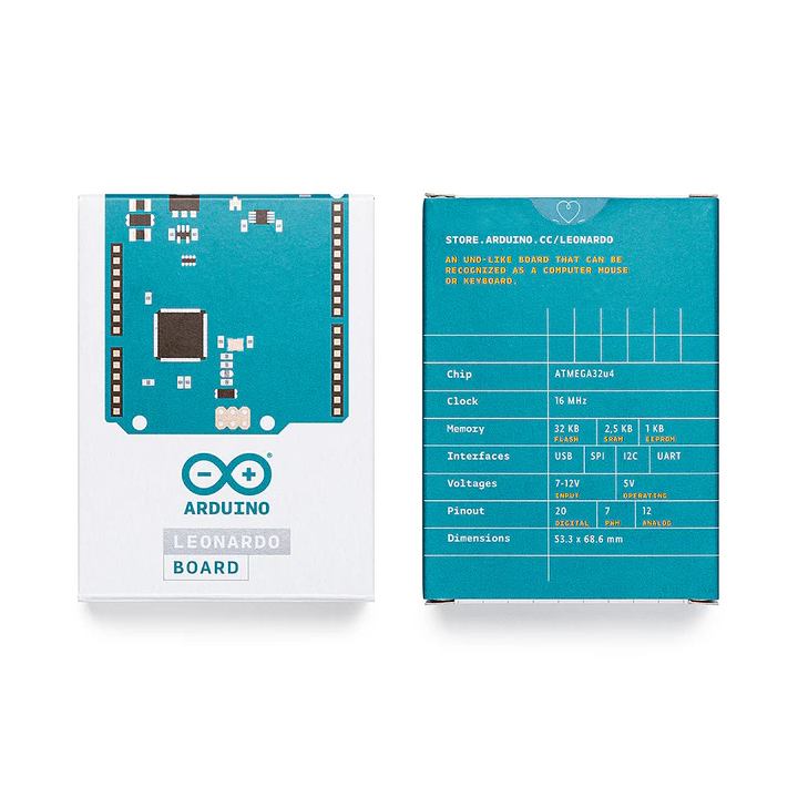 Boite de la carte Arduino® Leonardo A000057