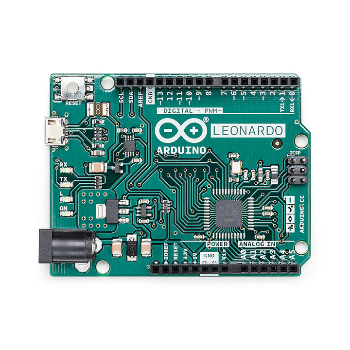 Vue principale de la carte Arduino® Leonardo A000057