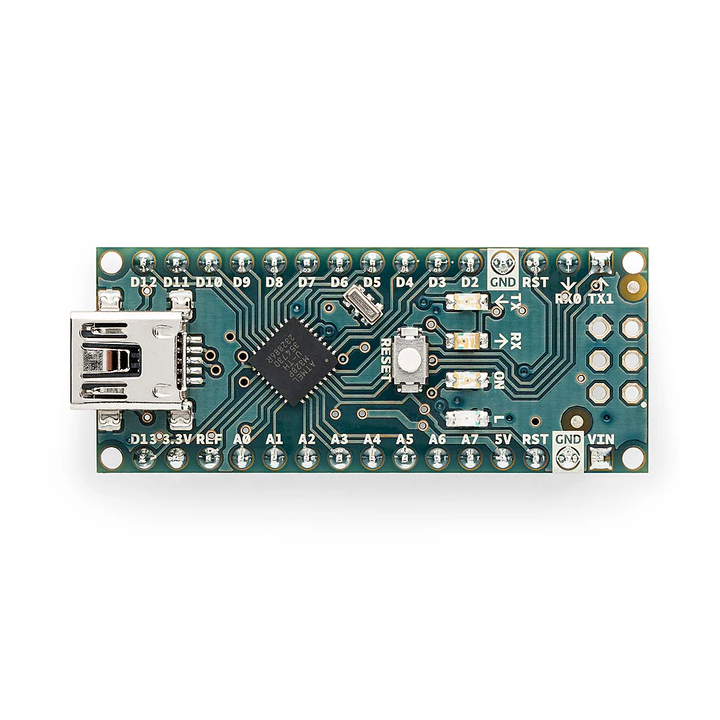 Vue de dessus de la carte Arduino® Nano 3.0 A000005
