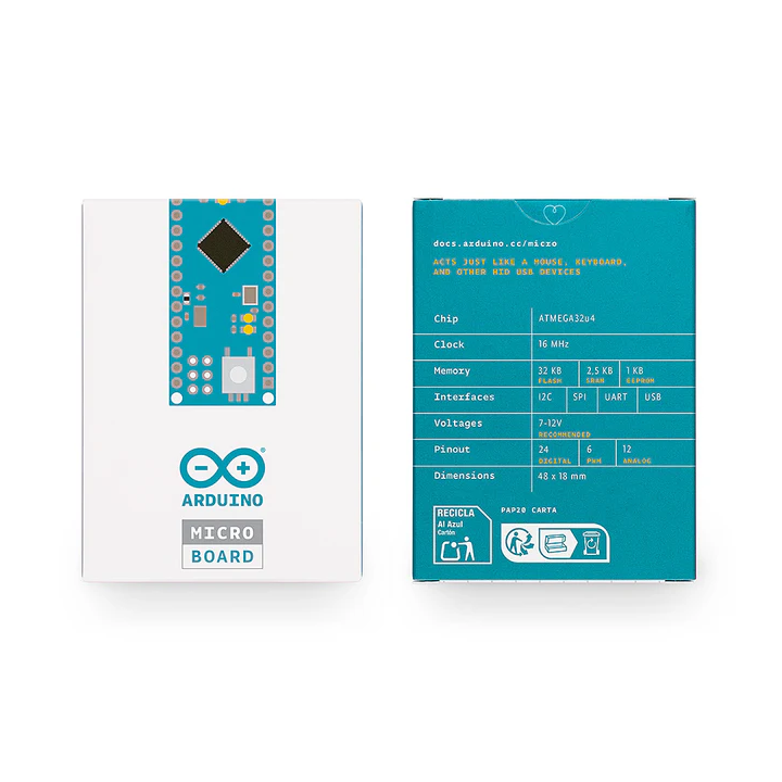Boite de la carte Arduino® micro A000053