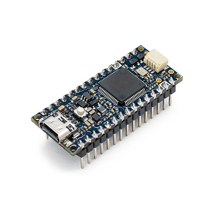 Vue de côté de la carte Arduino® Nano R4 ABX00143