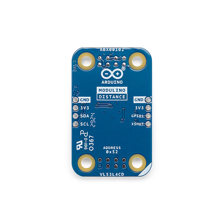 Vu de dessous du module Arduino Modulino Distance ABX00102