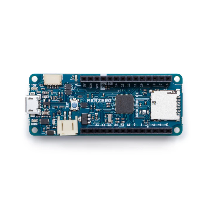 Vue de dessus de la carte Arduino® MKR ZERO ABX00012