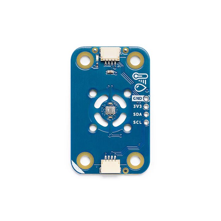 Vue de dessus du module Arduino Modulino Thermo ABX00103